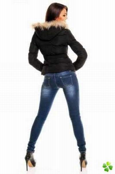doudoune femme noir brillante